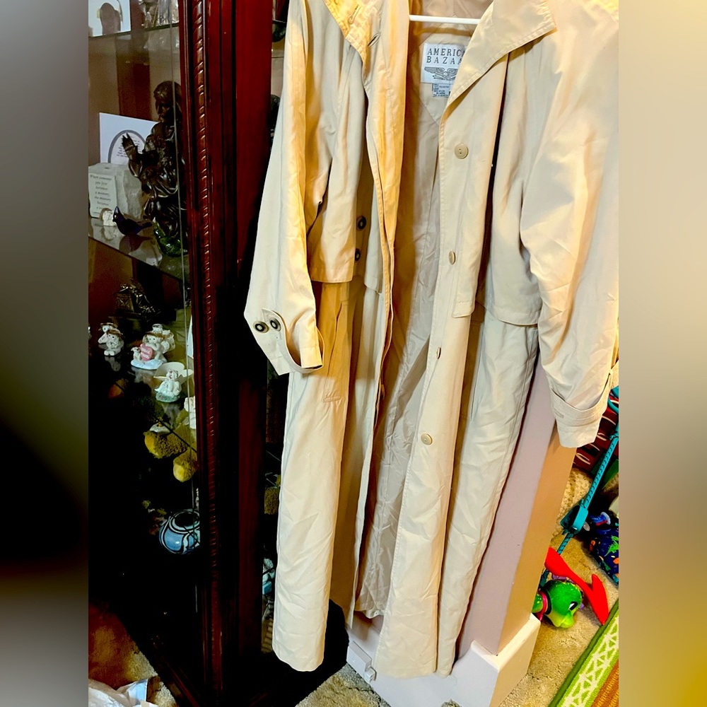 American Bazaar Trench Jacket size 8